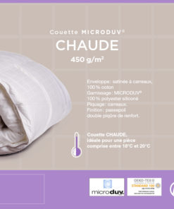 Couette Microduv chaude 450 g/m2 240x220 cm
